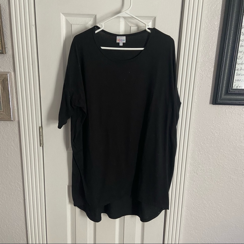 LulaRoe Irma solid black